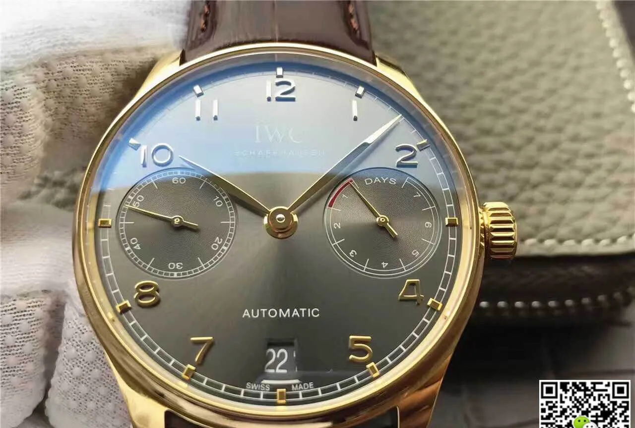 IWC Portugieser IW500101 ZF Factory 1:1 Best Edition Replica Watch Leather Strap