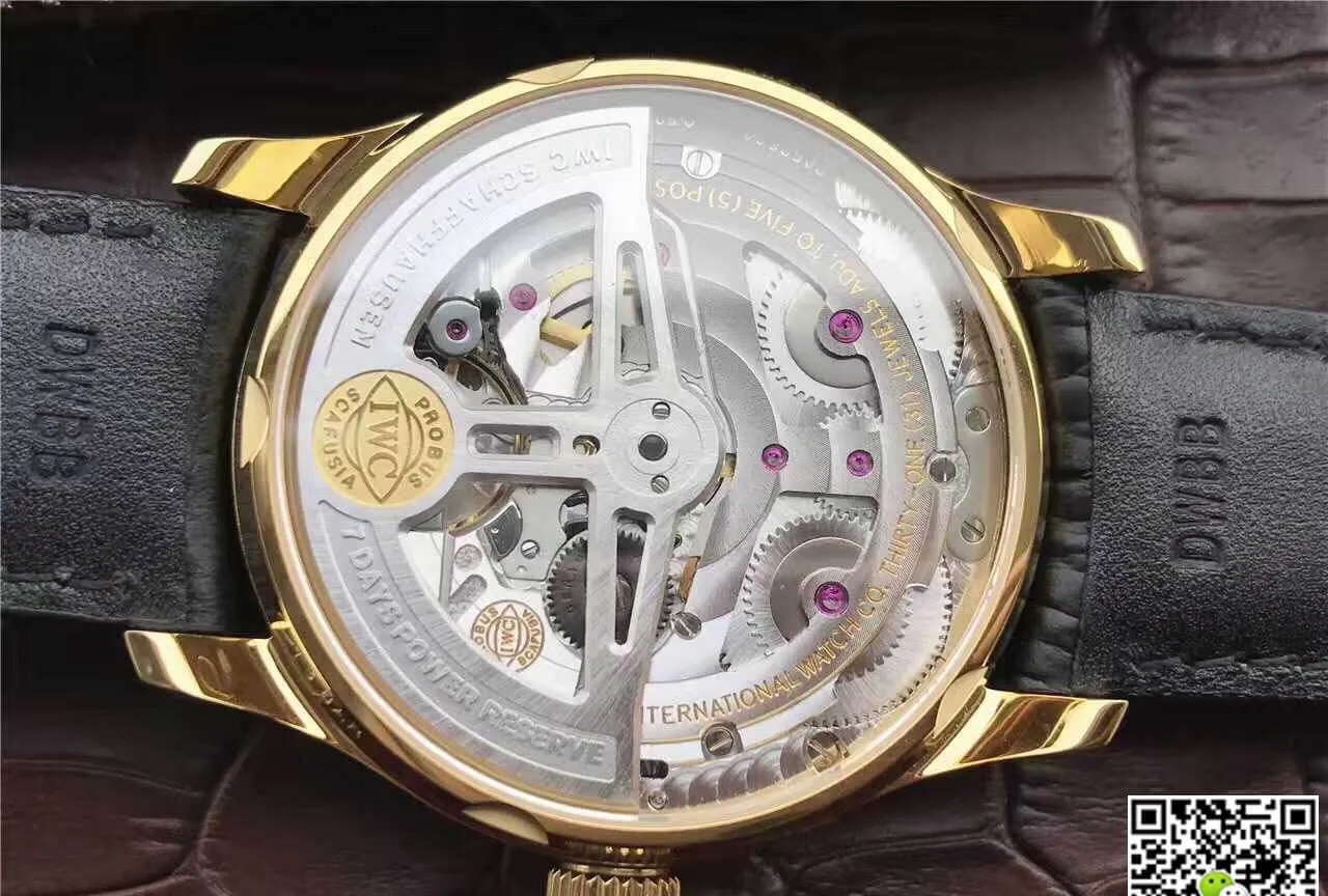 IWC Portugieser IW500101 ZF Factory 1:1 Best Edition Replica Watch Leather Strap