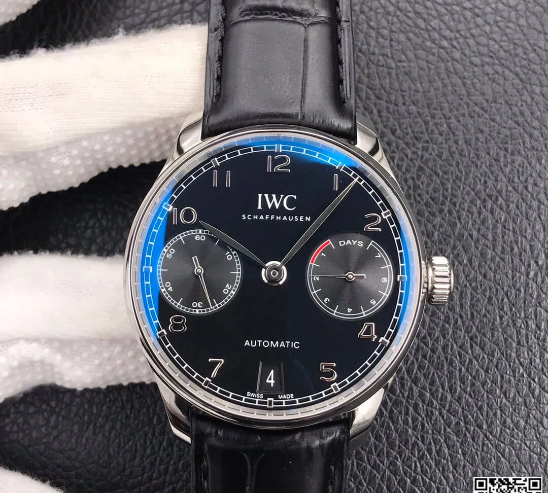 IWC Portugieser IW500109 ZF Factory 1:1 Best Edition Replica Watch Black strap