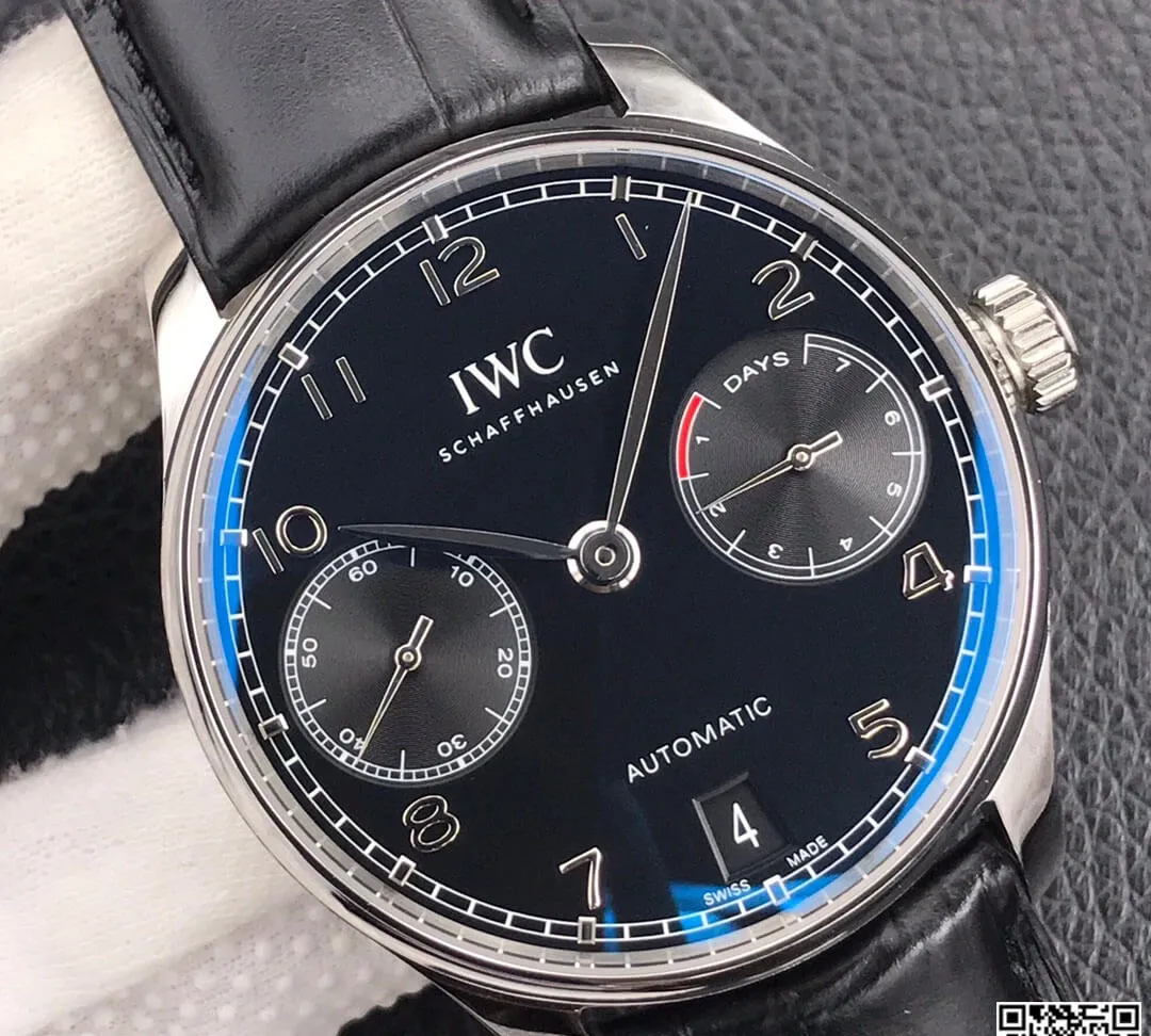 IWC Portugieser IW500109 ZF Factory 1:1 Best Edition Replica Watch Black strap