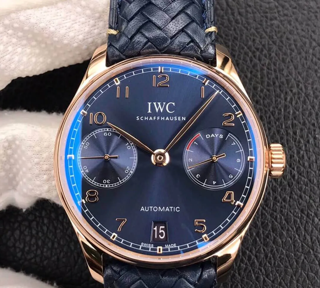 IWC Portugieser IW500713 ZF Factory 1:1 Best Edition Replica Watch Woven Strap