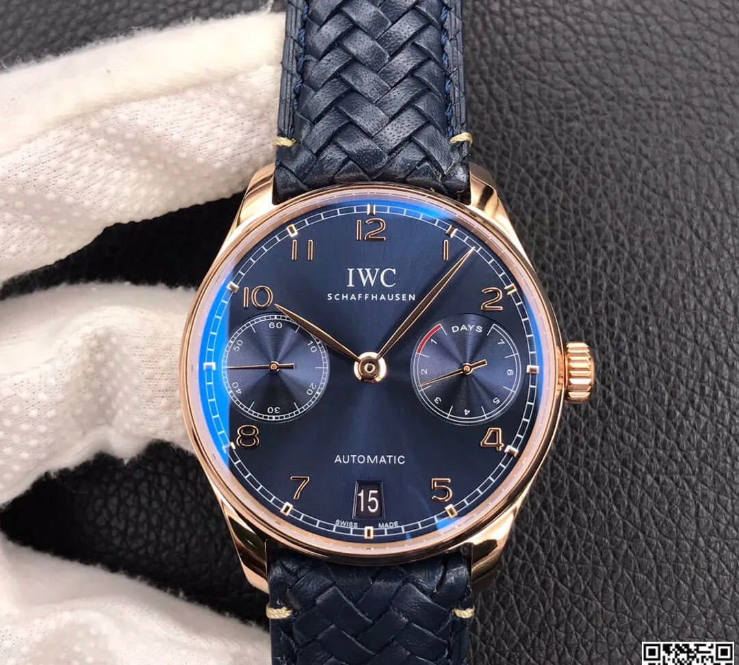 IWC Portugieser IW500713 ZF Factory 1:1 Best Edition Replica Watch Woven Strap