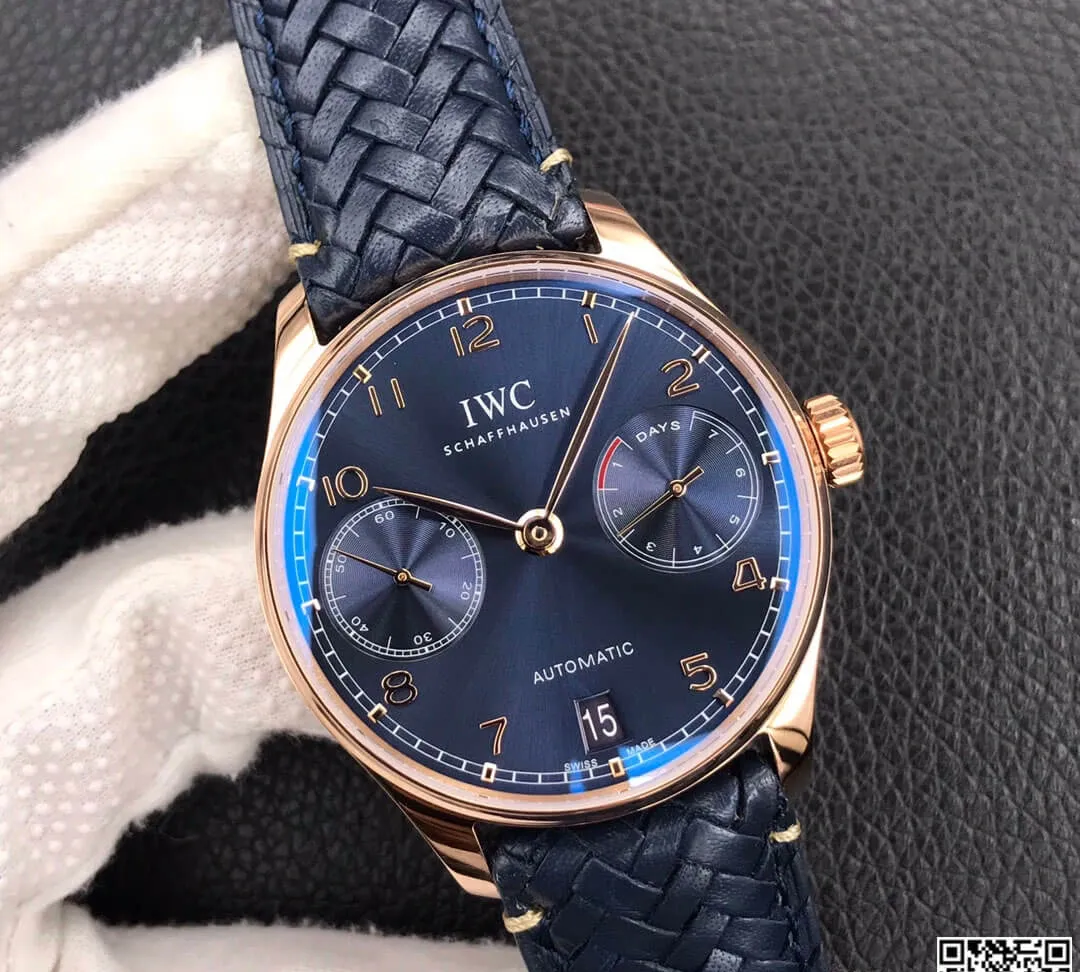 IWC Portugieser IW500713 ZF Factory 1:1 Best Edition Replica Watch Woven Strap