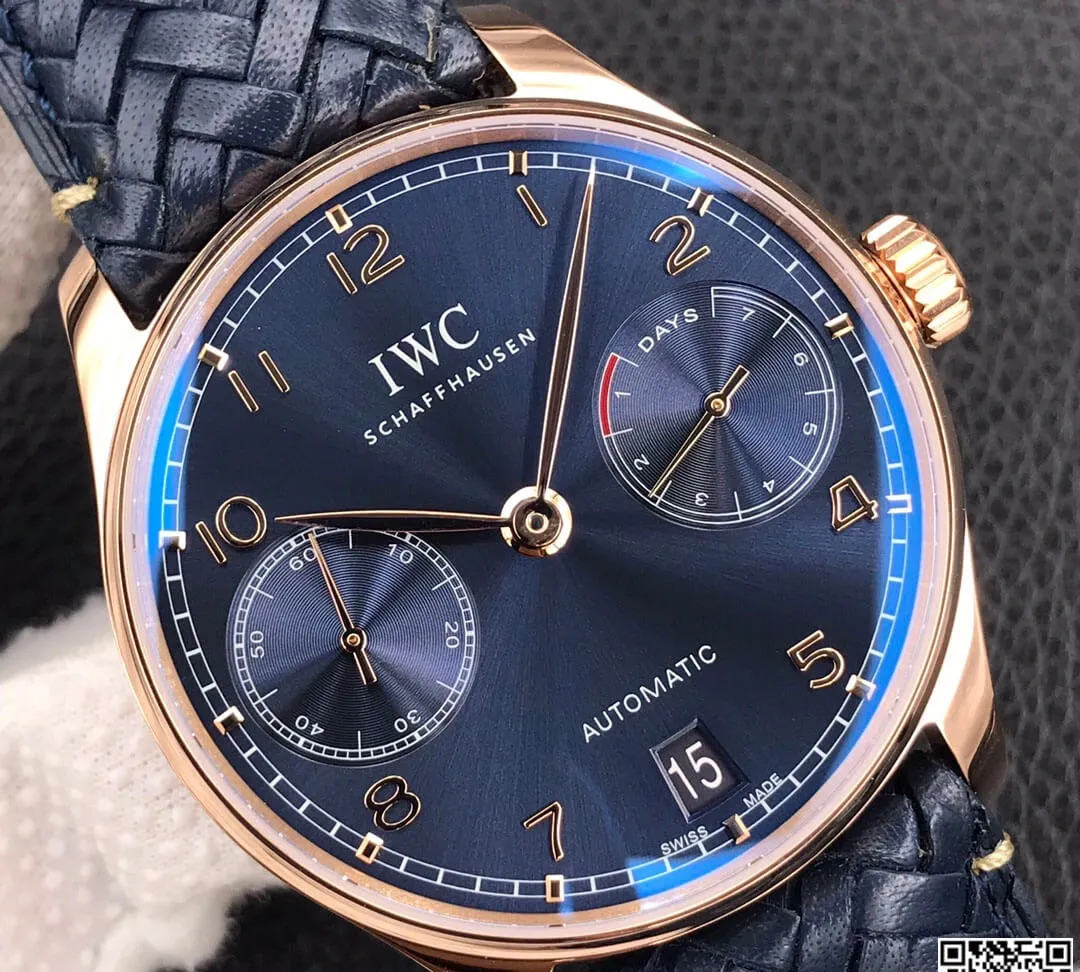 IWC Portugieser IW500713 ZF Factory 1:1 Best Edition Replica Watch Woven Strap