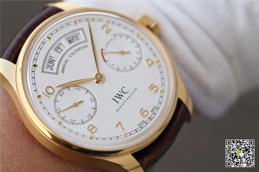 IWC Portugieser IW503502 YL Factory 1:1 Best Edition Replica Watch Brown Strap