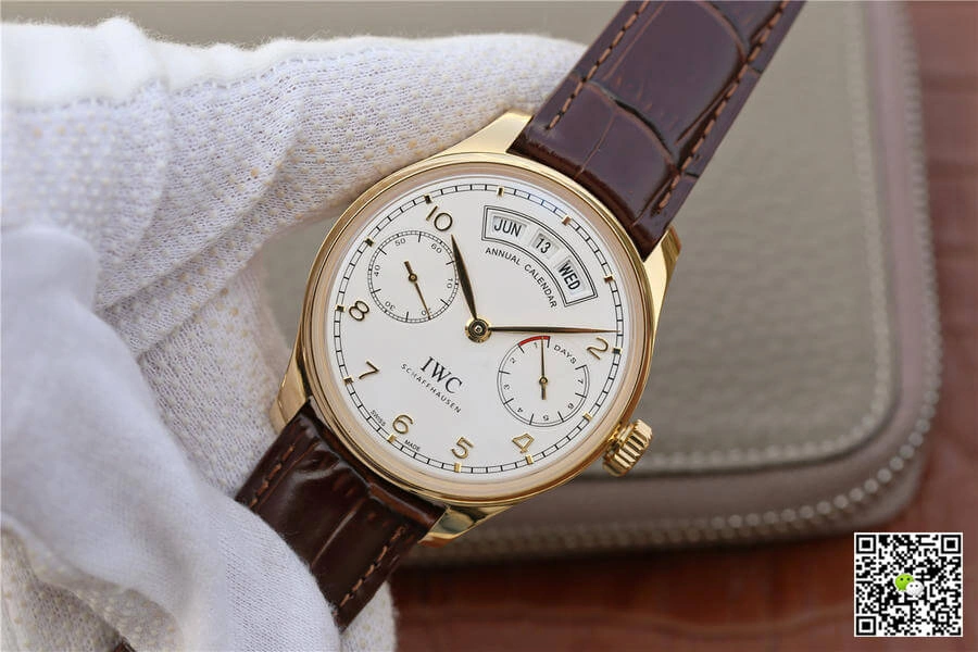 IWC Portugieser IW503502 YL Factory 1:1 Best Edition Replica Watch Brown Strap
