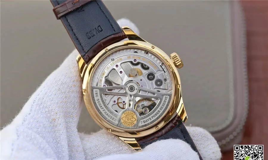 IWC Portugieser IW503502 YL Factory 1:1 Best Edition Replica Watch Brown Strap