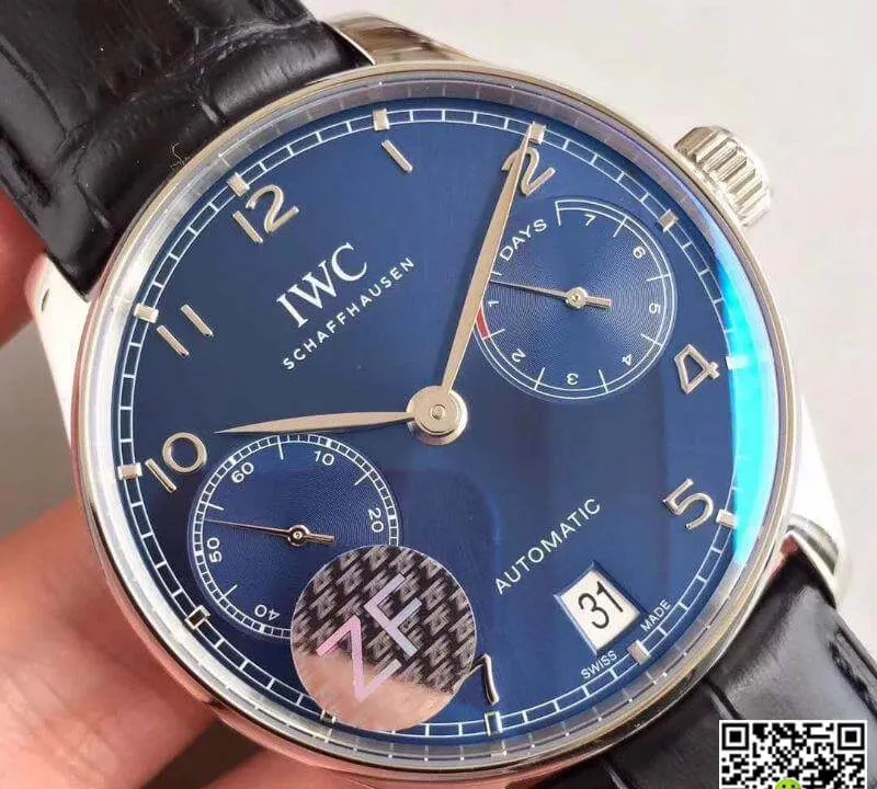 IWC Portuguese IW500703 ZF Factory 1:1 Best Edition Replica Watch Swiss ETA52010
