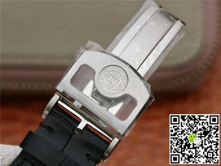 IWC Portuguese Tourbillon ZF Factory 1:1 Best Edition Replica Watch Black Strap
