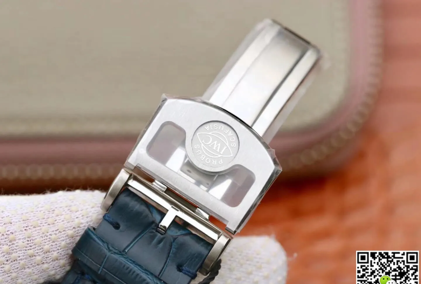 IWC Portuguese Tourbillon ZF Factory 1:1 Best Edition Replica Watch Leather Strap