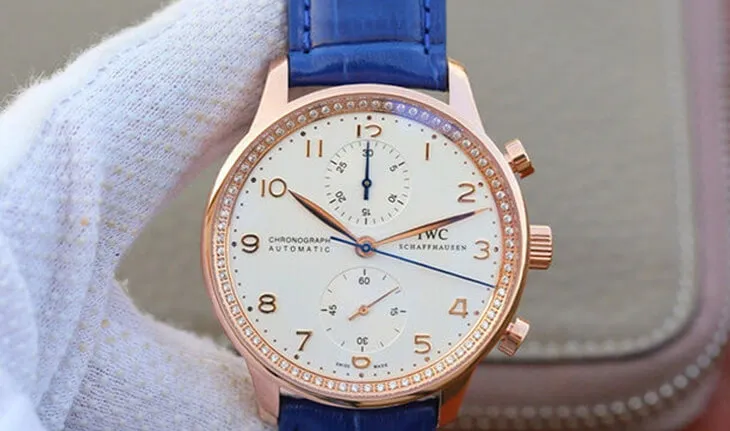 IWC Portuguese ZF Factory 1:1 Best Edition Replica Watch Diamond-Set Bezel