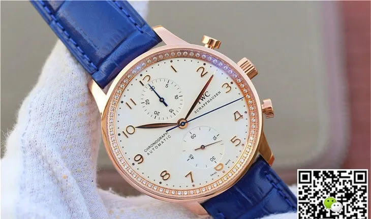 IWC Portuguese ZF Factory 1:1 Best Edition Replica Watch Diamond-Set Bezel