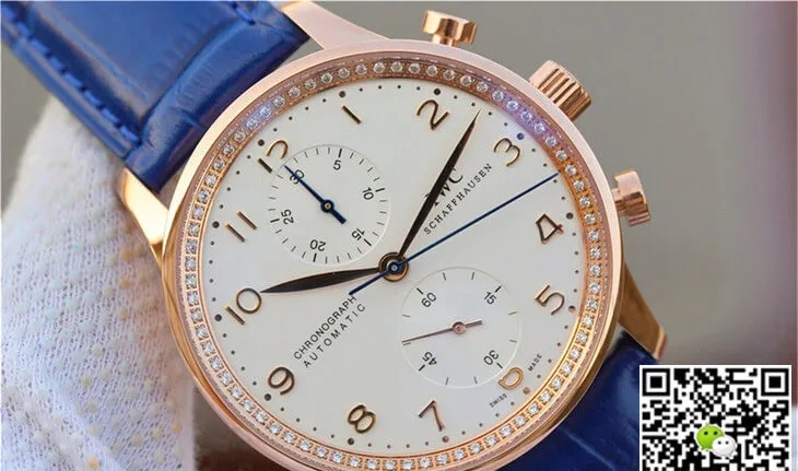 IWC Portuguese ZF Factory 1:1 Best Edition Replica Watch Diamond-Set Bezel