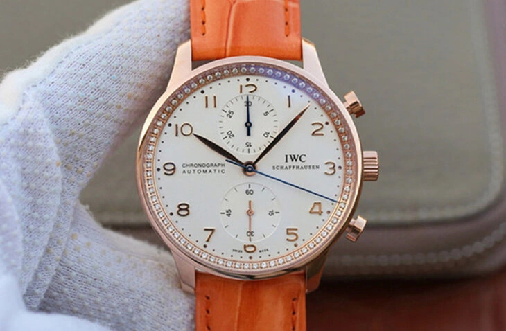 IWC Portuguese ZF Factory 1:1 Best Edition White Diamond Bezel