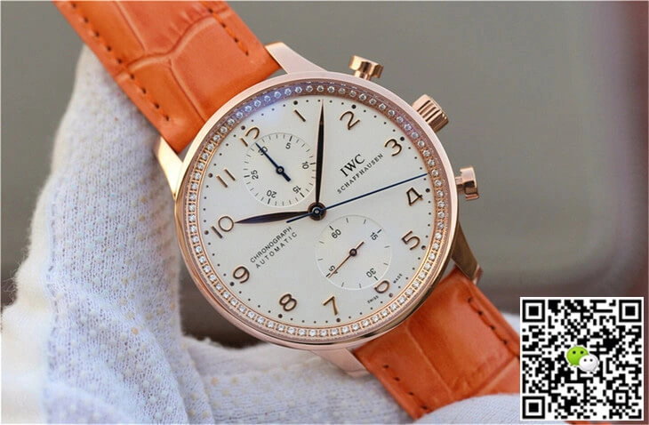 IWC Portuguese ZF Factory 1:1 Best Edition White Diamond Bezel