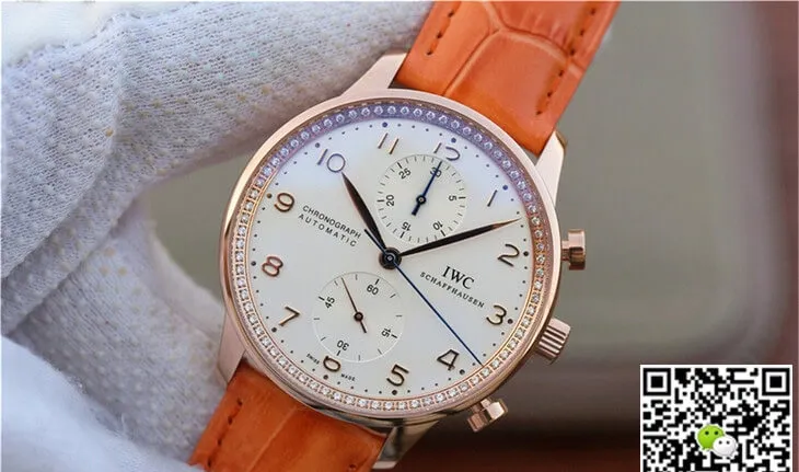 IWC Portuguese ZF Factory 1:1 Best Edition White Diamond Bezel