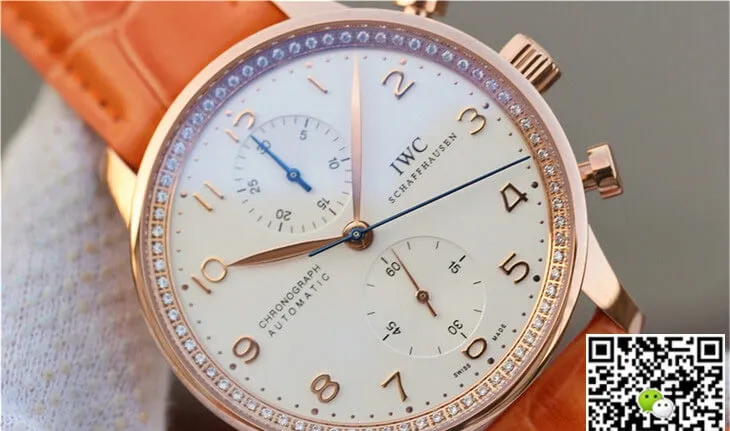 IWC Portuguese ZF Factory 1:1 Best Edition White Diamond Bezel