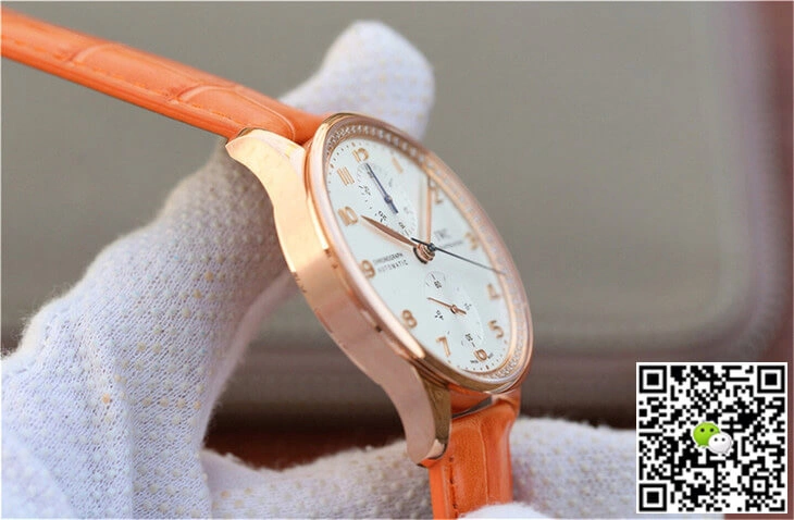 IWC Portuguese ZF Factory 1:1 Best Edition White Diamond Bezel