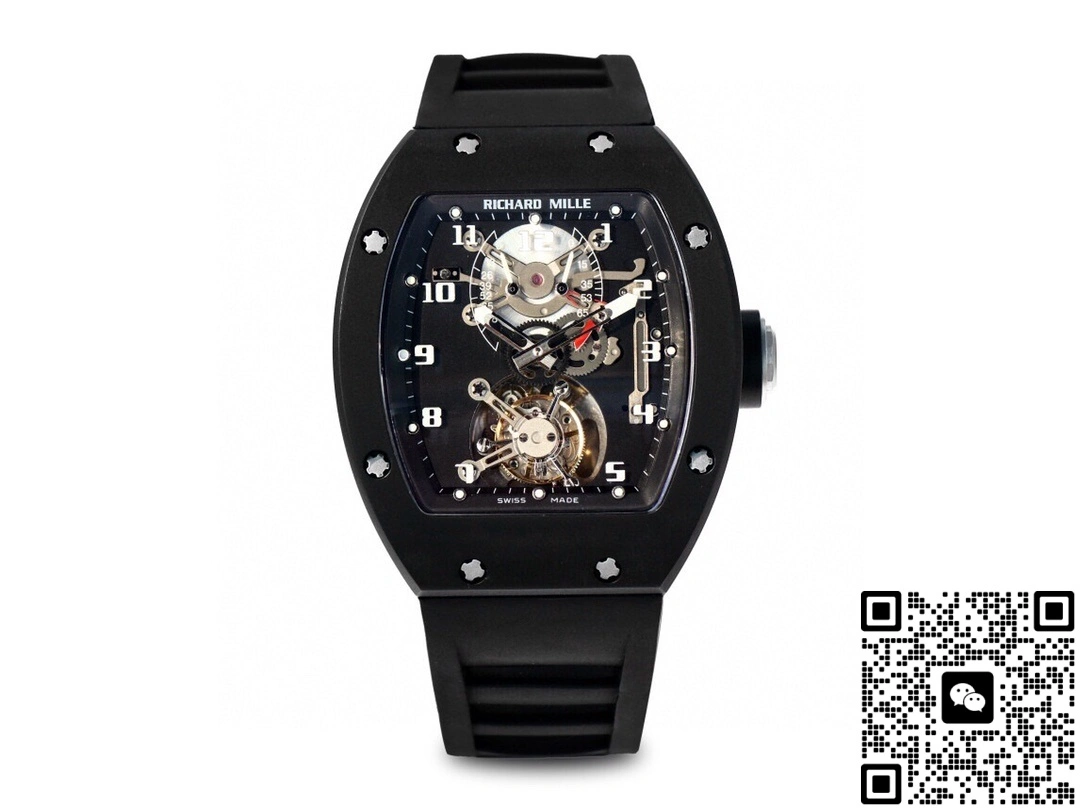 JB Factory Richard Mille RM001 Black ceramic 1:1 Best Edition Replica Watch