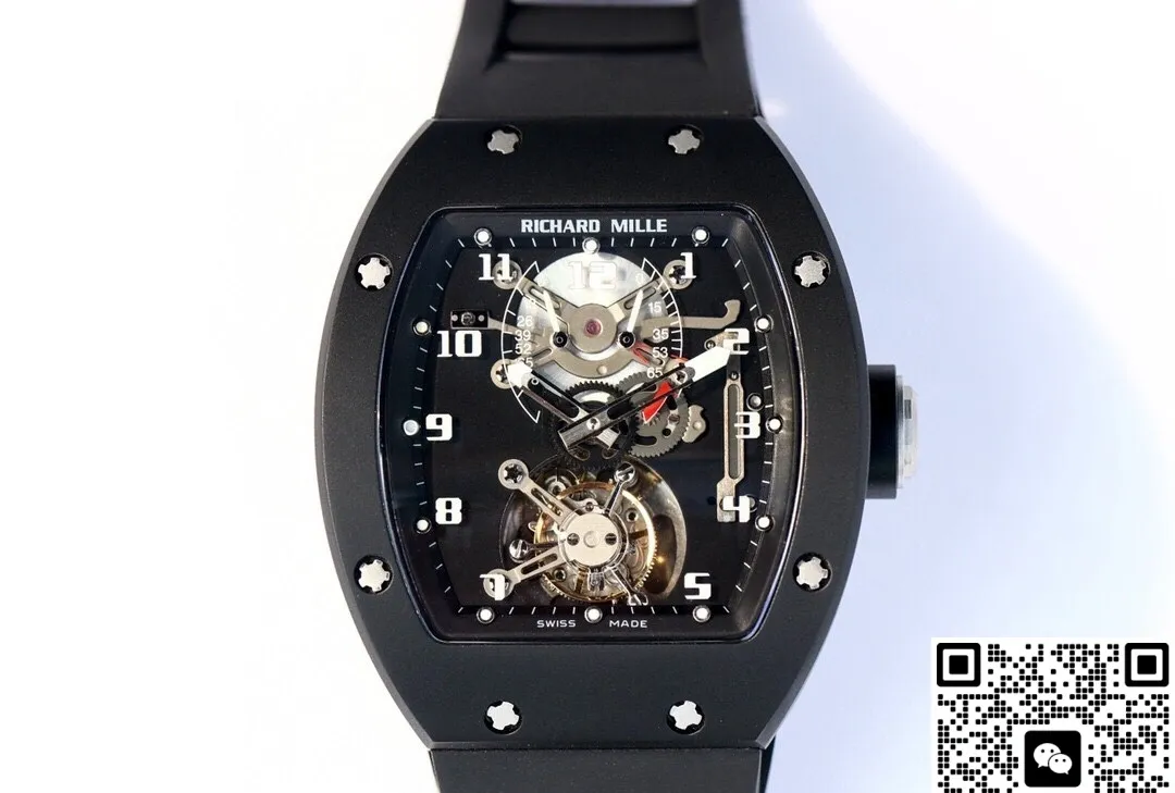 JB Factory Richard Mille RM001 Black ceramic 1:1 Best Edition Replica Watch