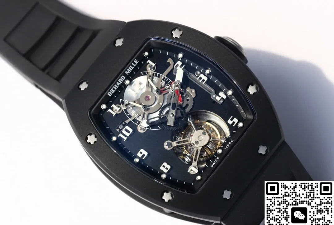 JB Factory Richard Mille RM001 Black ceramic 1:1 Best Edition Replica Watch