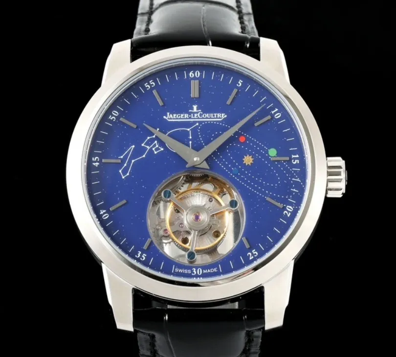 RMS Factory Jaeger LeCoultre Master Control 16634E1 Tourbillon 1:1 Best Edition Replica Watch