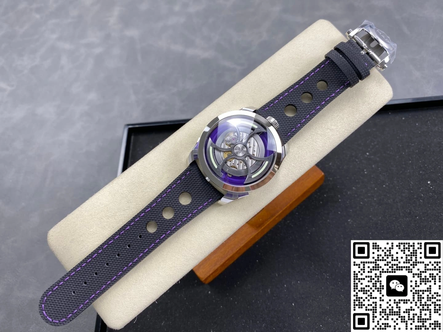 K1 Factory MB&F MAD1 Tourbillon Axe Purple 1:1 Best Edition Replica Watch