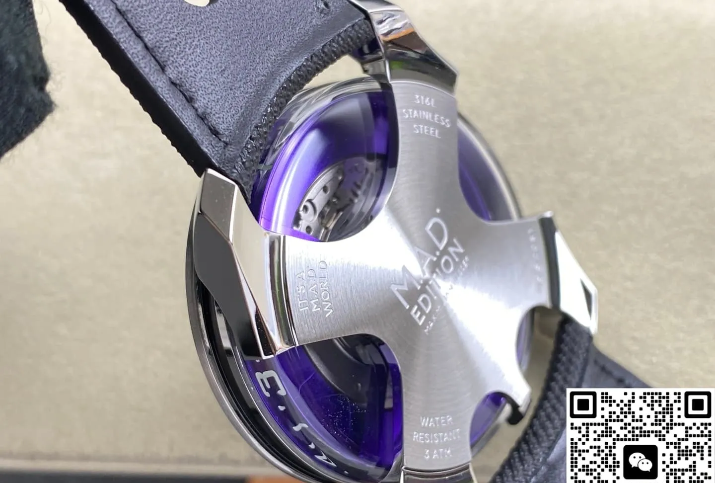 K1 Factory MB&F MAD1 Tourbillon Axe Purple 1:1 Best Edition Replica Watch