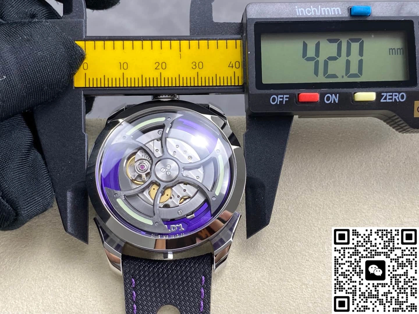K1 Factory MB&F MAD1 Tourbillon Axe Purple 1:1 Best Edition Replica Watch