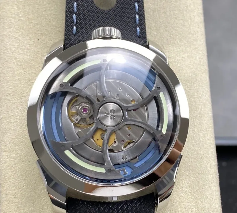 K1 Factory MB&F MAD1 Tourbillon Axe blue 1:1 Best Edition Replica Watch