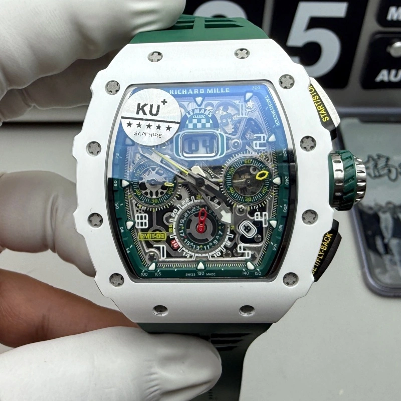 KU Factory Richard Mille RM11-03 Skeleton dial 1:1 Best Edition Replica Watch