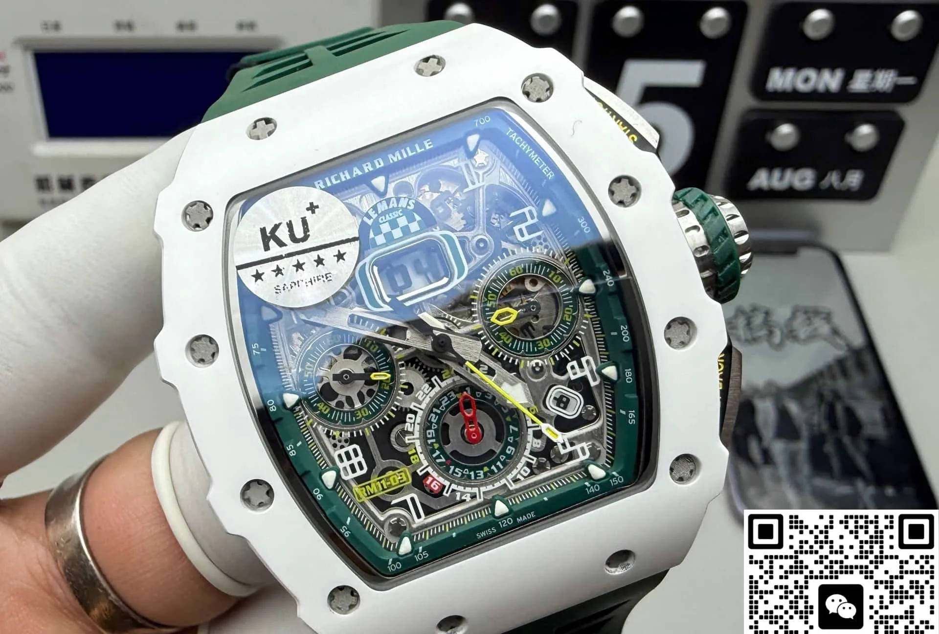 KU Factory Richard Mille RM11-03 Skeleton dial 1:1 Best Edition Replica Watch