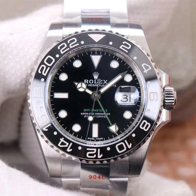Rolex GMT Master II 116710LN-78200 Noob Factory 1:1 Best Edition Replica Watch V11 Black Dial Swiss ETA3186