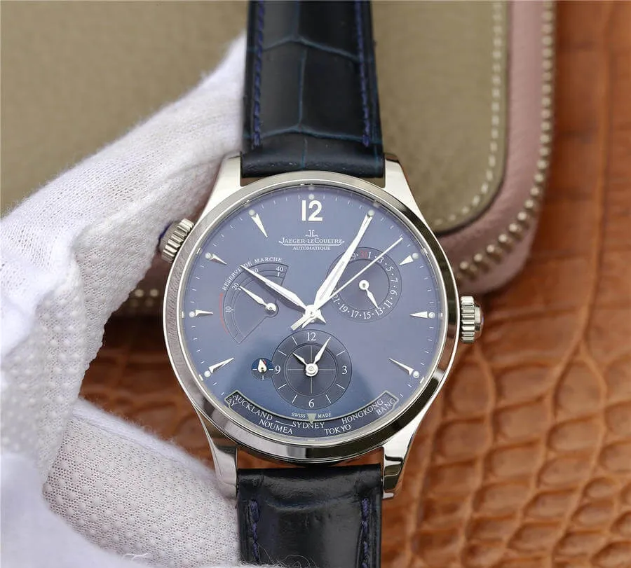Jaeger-LeCoultre Master 1422521 TWA Factory 1:1 Best Edition Replica Watch Leather Strap