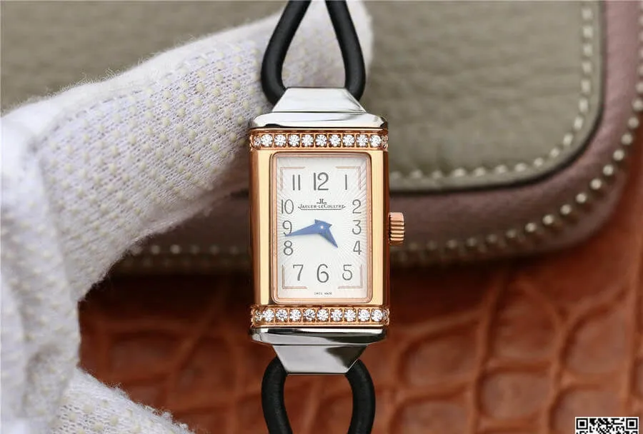 Jaeger LeCoultre Reverso 3264520 MG Factory 1:1 Best Edition Replica Watch Diamond Bezel