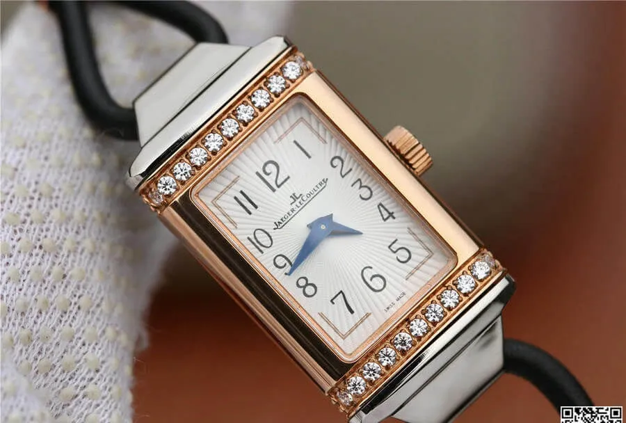 Jaeger LeCoultre Reverso 3264520 MG Factory 1:1 Best Edition Replica Watch Diamond Bezel