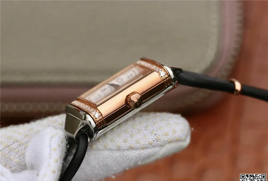 Jaeger LeCoultre Reverso 3264520 MG Factory 1:1 Best Edition Replica Watch Diamond Bezel