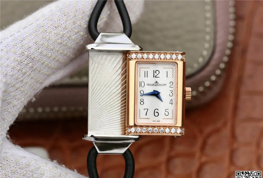 Jaeger LeCoultre Reverso 3264520 MG Factory 1:1 Best Edition Replica Watch Diamond Bezel