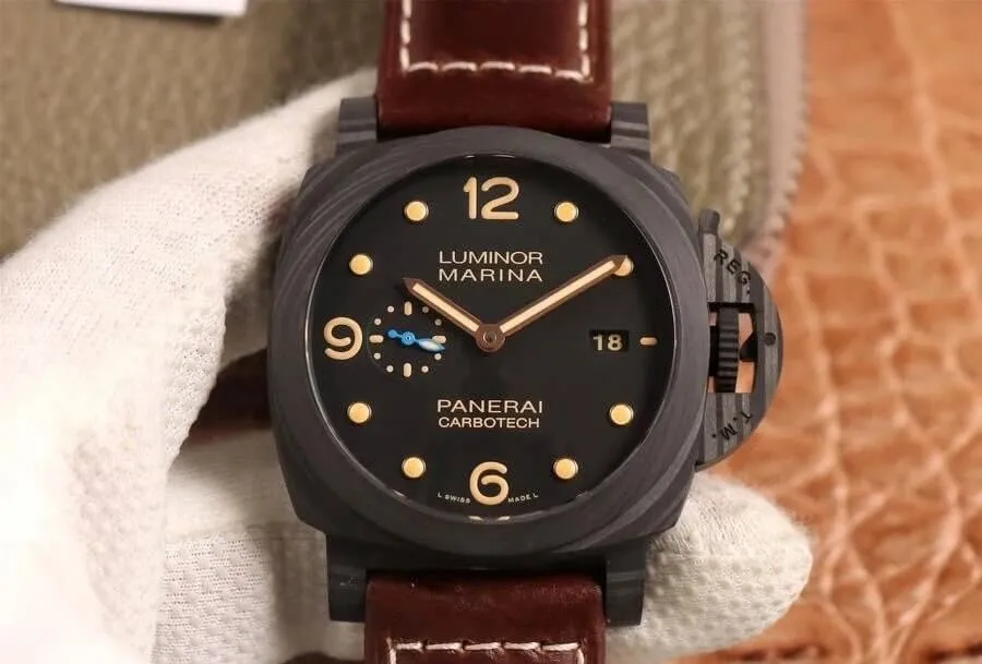 Panerai Luminor 1950 PAM00661 VS Factory 1:1 Best Edition Replica Watch Carbon Fiber Case