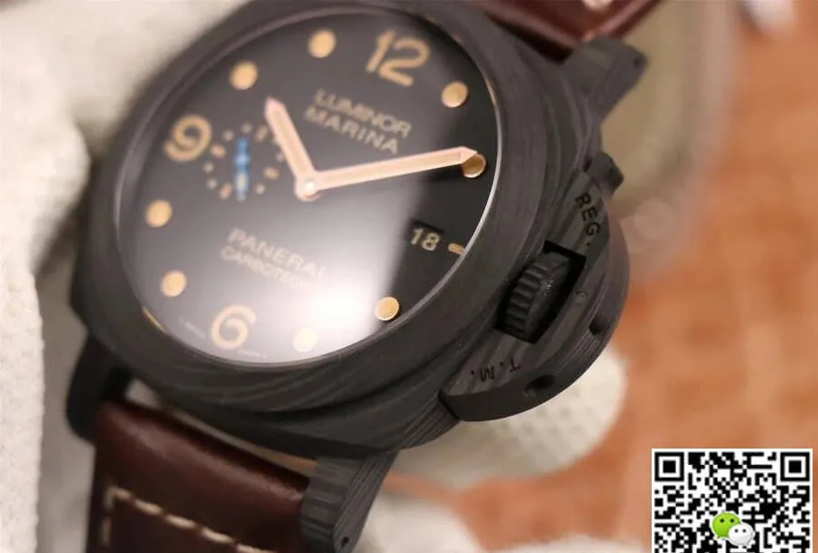 Panerai Luminor 1950 PAM00661 VS Factory 1:1 Best Edition Replica Watch Carbon Fiber Case