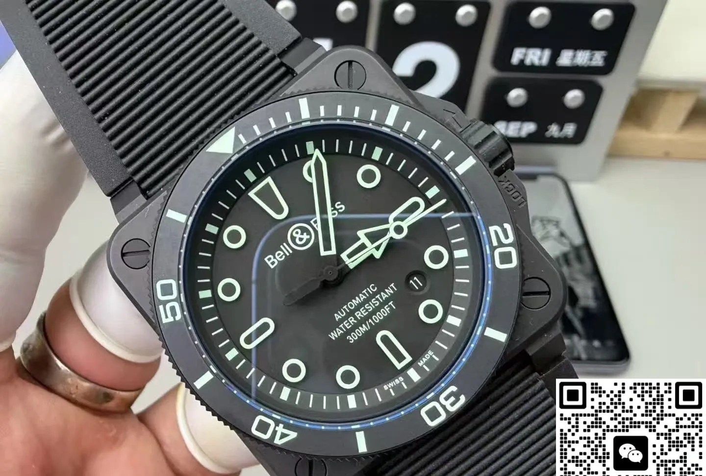 M+ Factory Bell & Ross BR03A-D-OL-CE-SRB 1:1 Best Edition Replica Watch