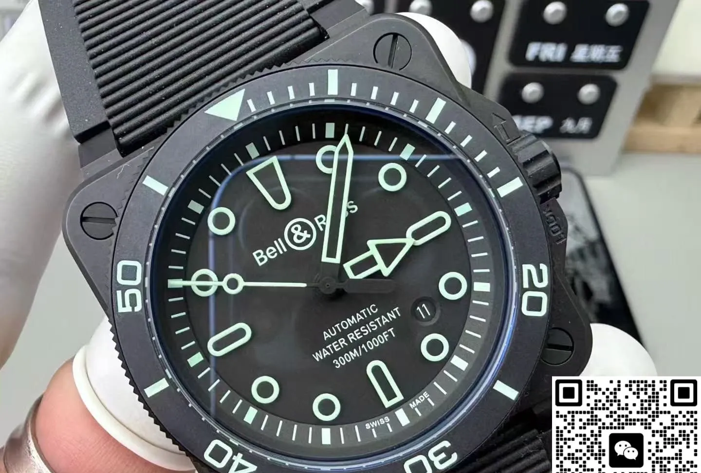 M+ Factory Bell & Ross BR03A-D-OL-CE-SRB 1:1 Best Edition Replica Watch