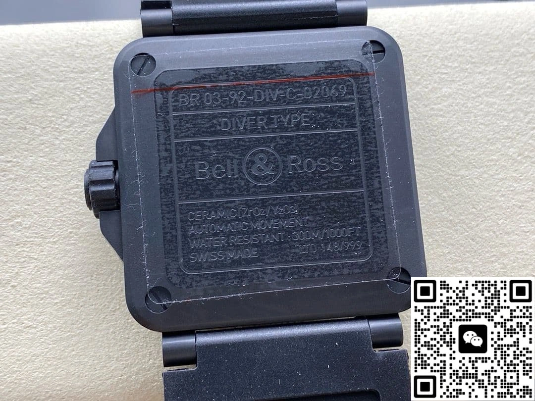 M+ Factory Bell & Ross INSTRUMENTS BR03A-D-LM-CE-SRB 1:1 Best Edition Replica Watch