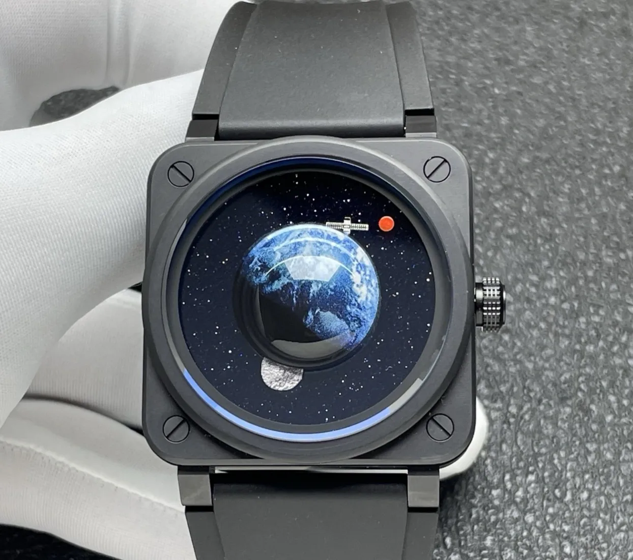 M+ Factory Bell Ross Instruments BR03A-EMM-CE-SRB 1:1 Best Edition Replica Watch