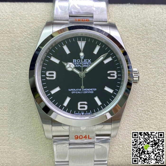 Rolex Explorer M124270-0001 36MM EW Factory 1:1 Best Edition Replica Watch Stainless Steel Strap