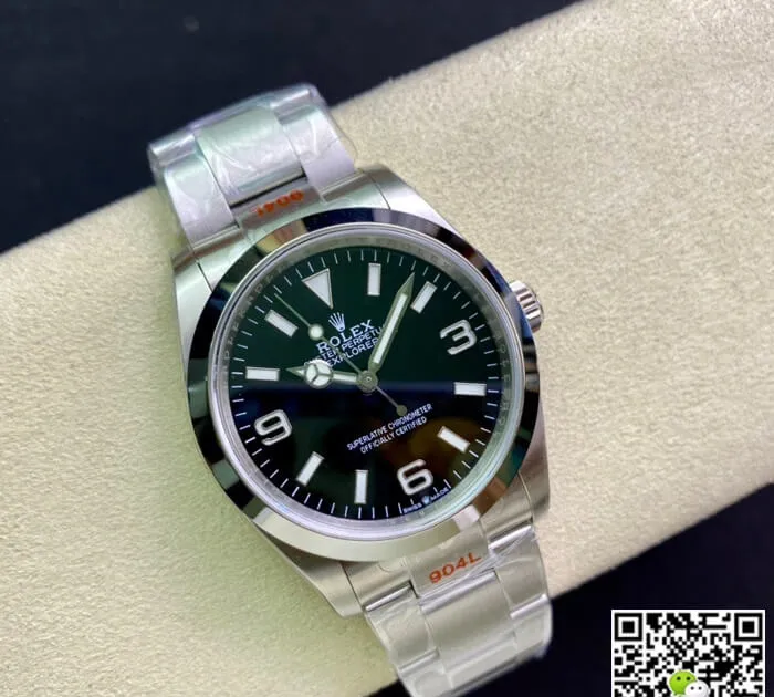 Rolex Explorer M124270-0001 36MM EW Factory 1:1 Best Edition Replica Watch Stainless Steel Strap
