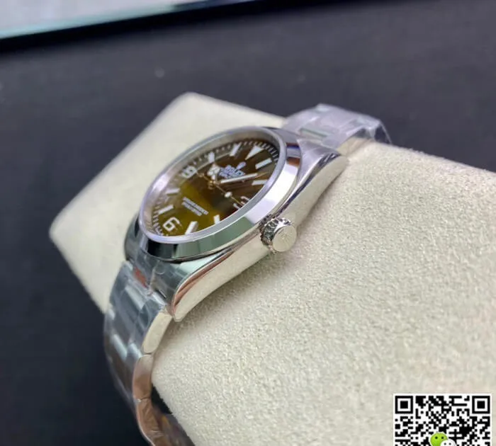 Rolex Explorer M124270-0001 36MM EW Factory 1:1 Best Edition Replica Watch Stainless Steel Strap