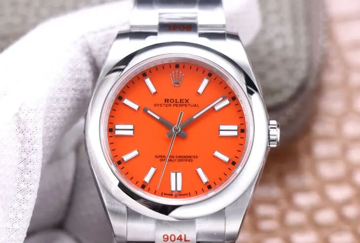 Rolex Oyster Perpetual M124300-0007 EW Factory 1:1 Best Edition Replica Watch 904L Stainless Steel Strap