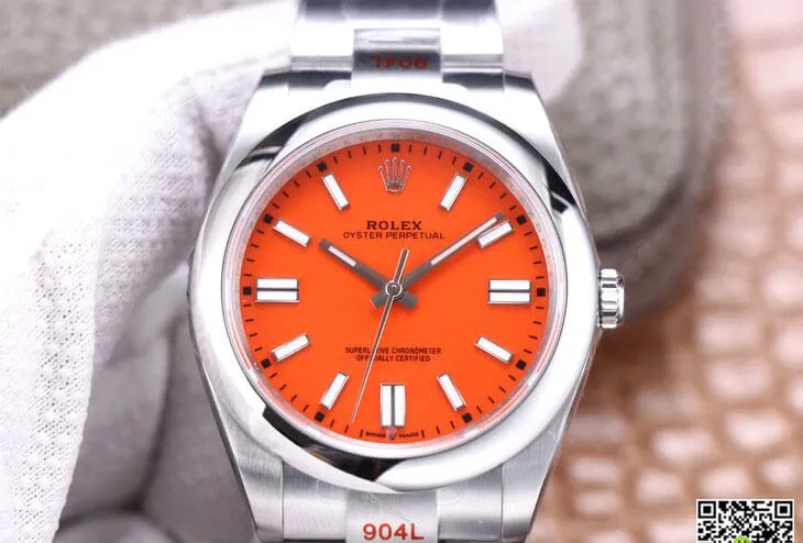 Rolex Oyster Perpetual M124300-0007 EW Factory 1:1 Best Edition Replica Watch 904L Stainless Steel Strap