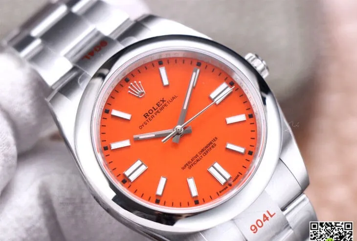 Rolex Oyster Perpetual M124300-0007 EW Factory 1:1 Best Edition Replica Watch 904L Stainless Steel Strap